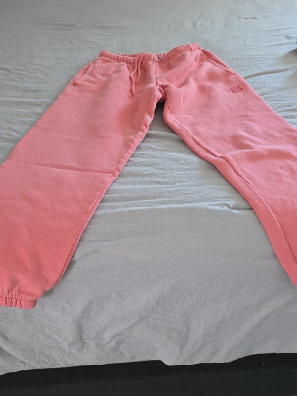 Womens Pink Fleece Sweatpants - Cozy Everyday Bottoms